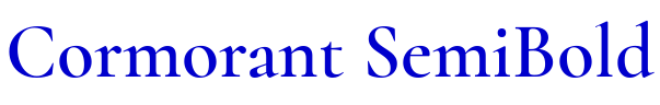Cormorant SemiBold шрифт